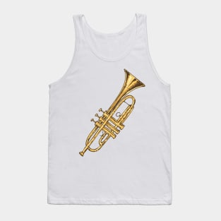 Brass Trumpet Tank Top